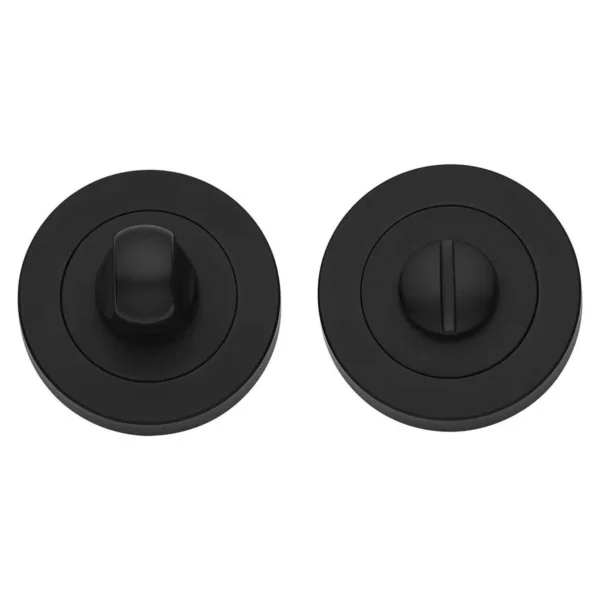Matt Black Round Thumbturn