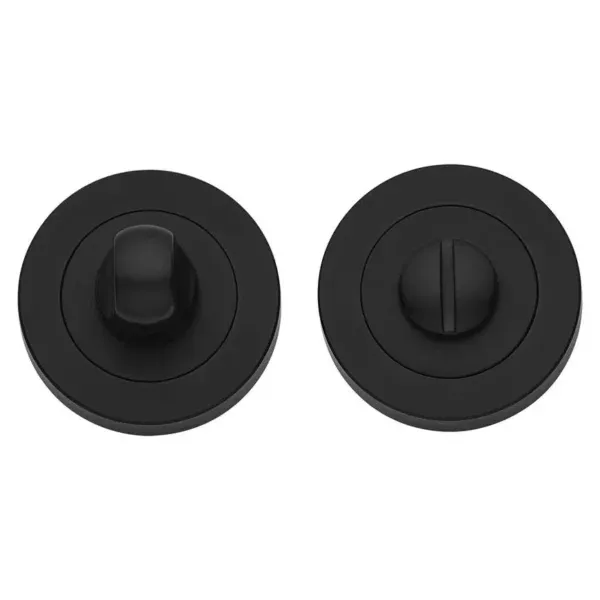 Matt Black Round Thumbturn