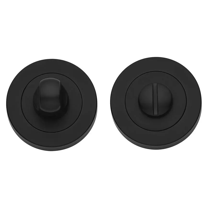 Matt Black Round Thumbturn